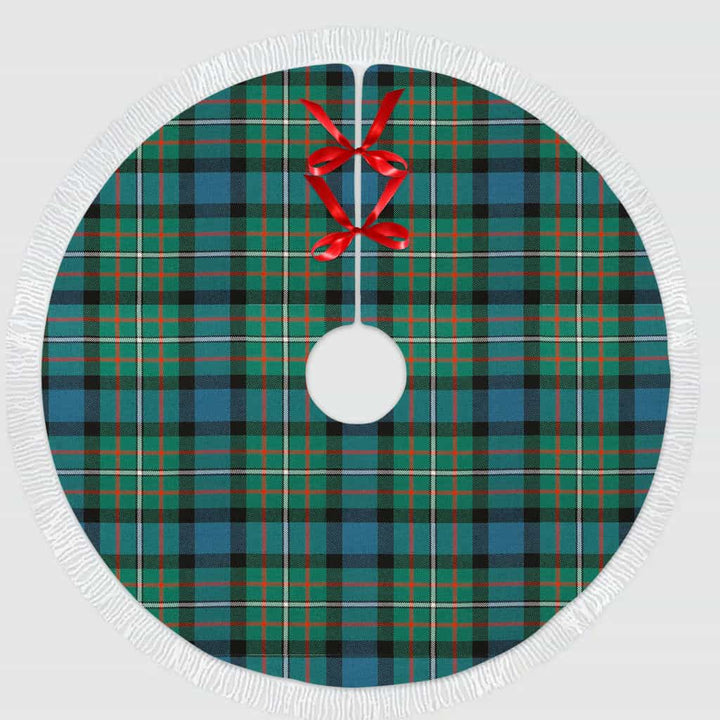 Scottish Ferguson Ancient Clan Tartan Christmas Tree Skirt Tassels 1 Tartan Plaid