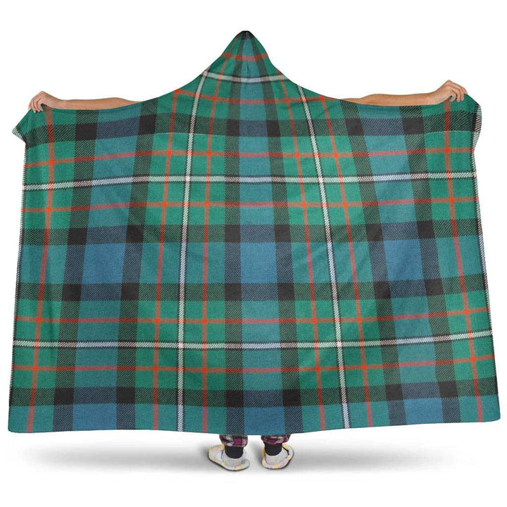 Scottish Ferguson Ancient Clan Tartan Hooded Blanket Tartan Plaid 1