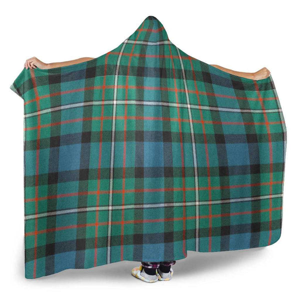 Scottish Ferguson Ancient Clan Tartan Hooded Blanket Tartan Plaid 2