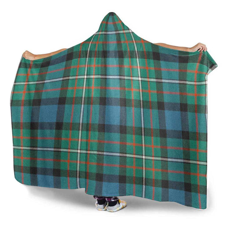 Scottish Ferguson Ancient Clan Tartan Hooded Blanket Tartan Plaid 3
