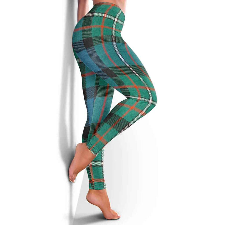 Scottish Ferguson Ancient Clan Tartan Women Leggings Tartan Plaid 4