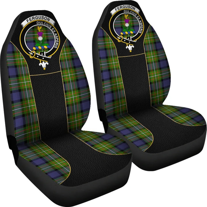 Scottish Ferguson Clan Crest Tartan Car Seat Covers - Special Style 4