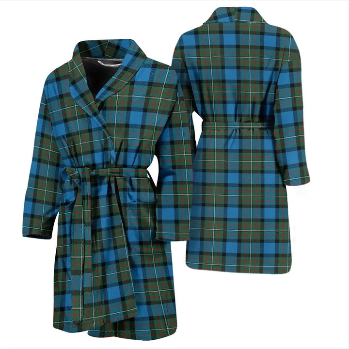 Scottish Fergusson Ancient Clan Tartan Bathrobe 3