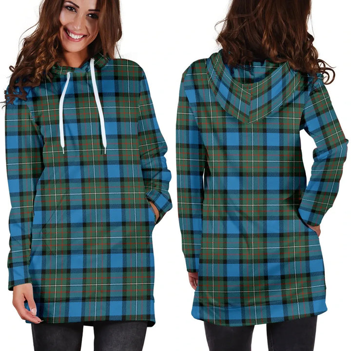Scottish Fergusson Ancient Clan Tartan Hoodie Dress