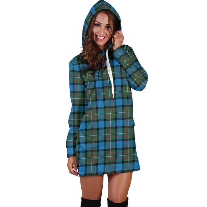 Scottish Fergusson Ancient Clan Tartan Hoodie Dress