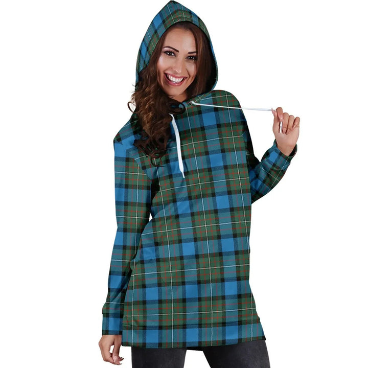 Scottish Fergusson Ancient Clan Tartan Hoodie Dress