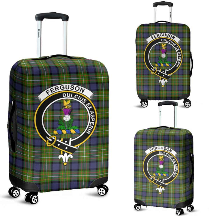 Scottish Fergusson Clan Crest Tartan Luggage Cover Tartan Plaid 1