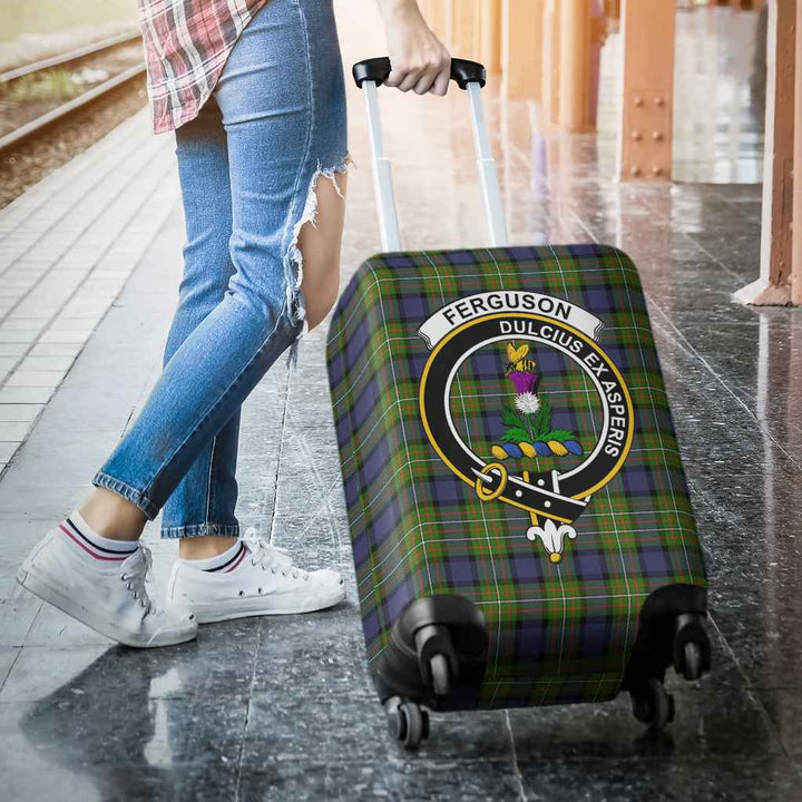 Scottish Fergusson Clan Crest Tartan Luggage Cover Tartan Plaid 3