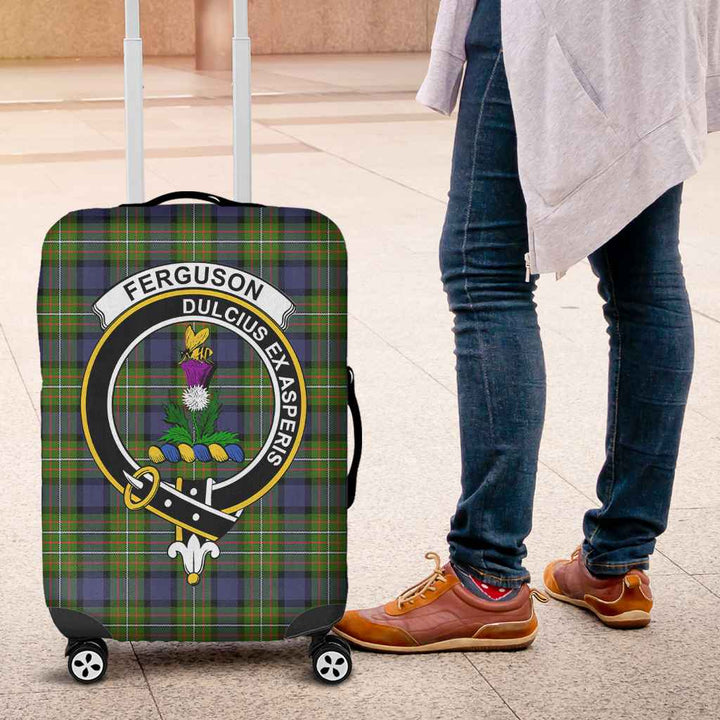 Scottish Fergusson Clan Crest Tartan Luggage Cover Tartan Plaid 4