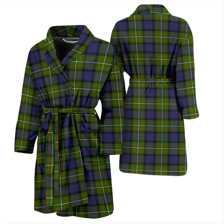 Scottish Fergusson Modern Clan Tartan Bathrobe 3