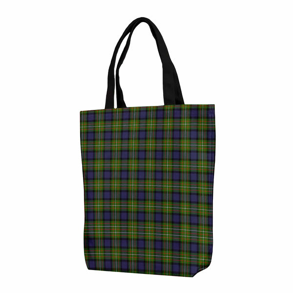 Scottish Fergusson Modern Clan Tartan Canvas Bag With Shoulder Strap Tartan Plaid 1
