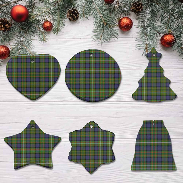 Scottish Fergusson Modern Clan Tartan Ceramic Ornament All Tartan Plaid