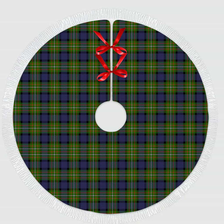 Scottish Fergusson Modern Clan Tartan Christmas Tree Skirt Tassels 1 Tartan Plaid