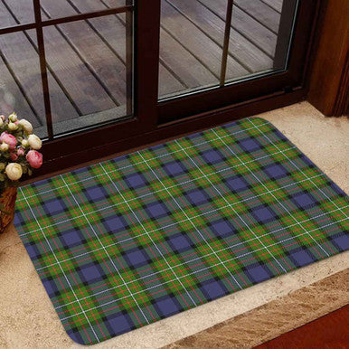 Scottish Fergusson Modern Clan Tartan Door Mat Tartan Plaid 1