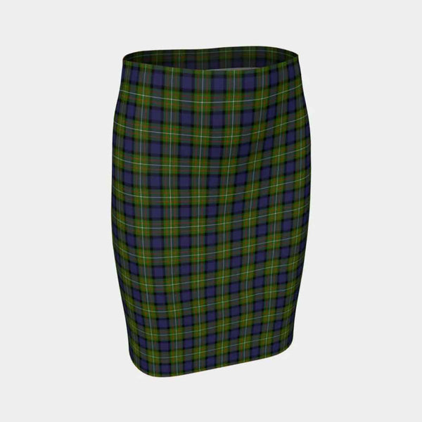 Scottish Fergusson Modern Clan Tartan Fitted Skirt Tartan Plaid 1