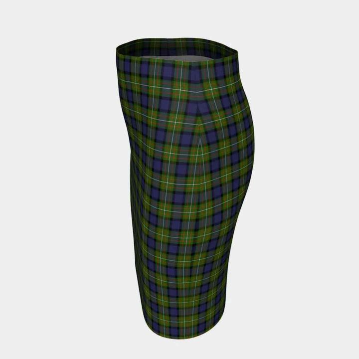Scottish Fergusson Modern Clan Tartan Fitted Skirt Tartan Plaid 2
