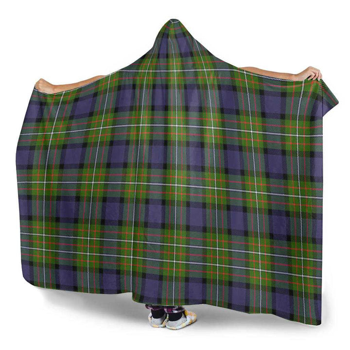 Scottish Fergusson Modern Clan Tartan Hooded Blanket Tartan Plaid 3