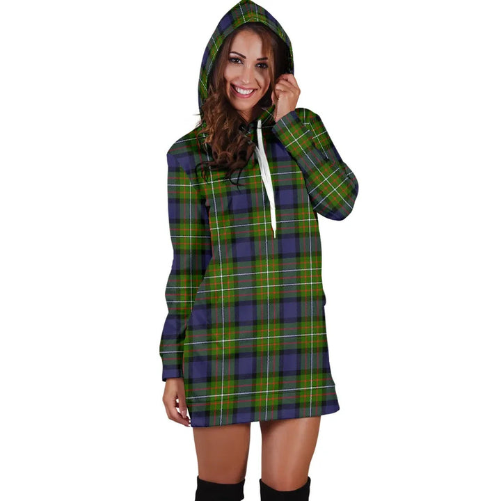 Scottish Fergusson Modern Clan Tartan Hoodie Dress