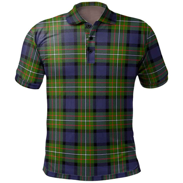 Scottish Fergusson Modern Clan Tartan Polo Shirt Front Side Tartan Plaid