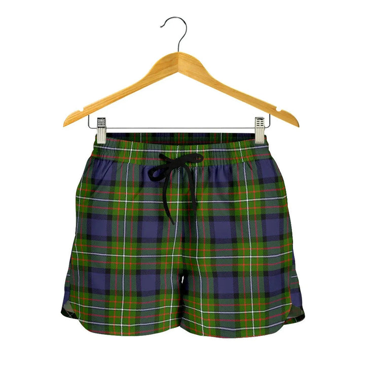 Scottish Fergusson Modern Clan Tartan Women Shorts