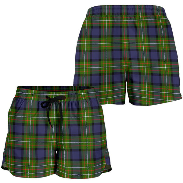 Scottish Fergusson Modern Clan Tartan Women Shorts