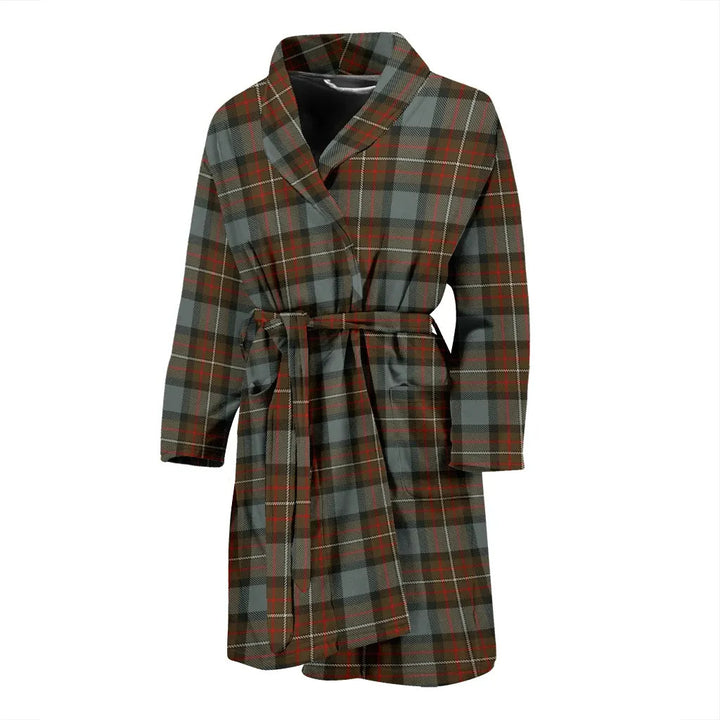 Scottish Fergusson Weathered Clan Tartan Bathrobe 1