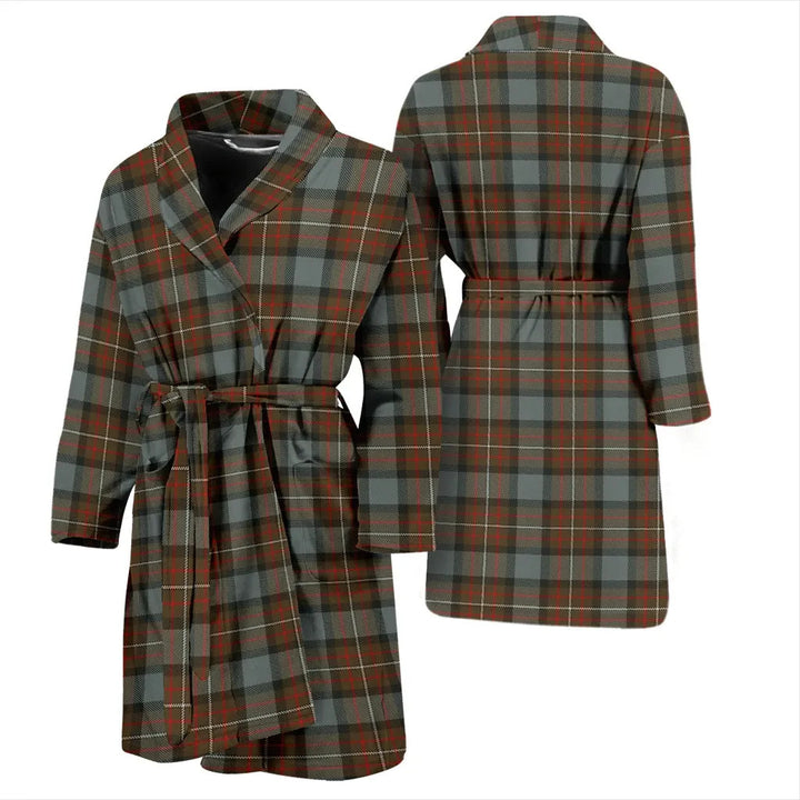 Scottish Fergusson Weathered Clan Tartan Bathrobe 3