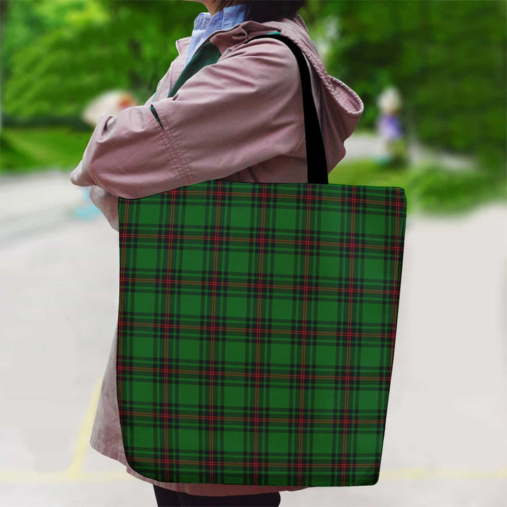 Scottish Fife District Clan Tartan Canvas Bag With Shoulder Strap Tartan Plaid 2