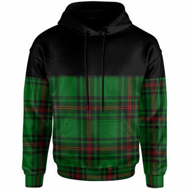 Scottish Fife District Clan Tartan Hoodie - Horizontal Style Front Side Tartan Plaid