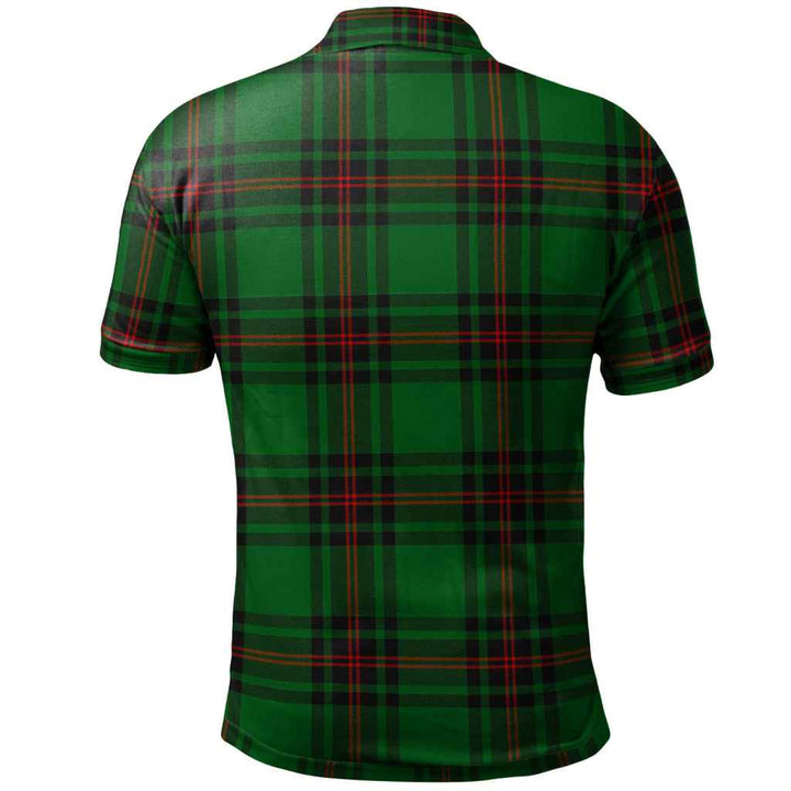 Scottish Fife District Clan Tartan Polo Shirt Back Side Tartan Plaid