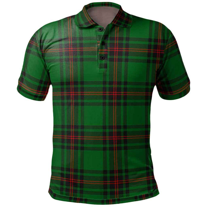 Scottish Fife District Clan Tartan Polo Shirt Front Side Tartan Plaid