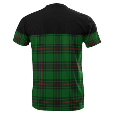 Scottish Fife District Clan Tartan T-Shirt Horizontal Style Back Side Tartan Plaid