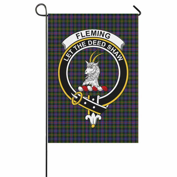 Scottish Fleming Clan Crest Tartan Garden Flag Tartan Plaid 1