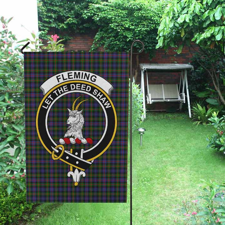 Scottish Fleming Clan Crest Tartan Garden Flag Tartan Plaid 2