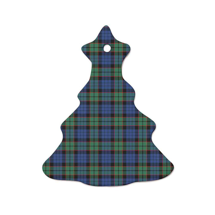 Scottish Fletcher Ancient Clan Tartan Ceramic Ornament  Tree Shape Tartan Plaid