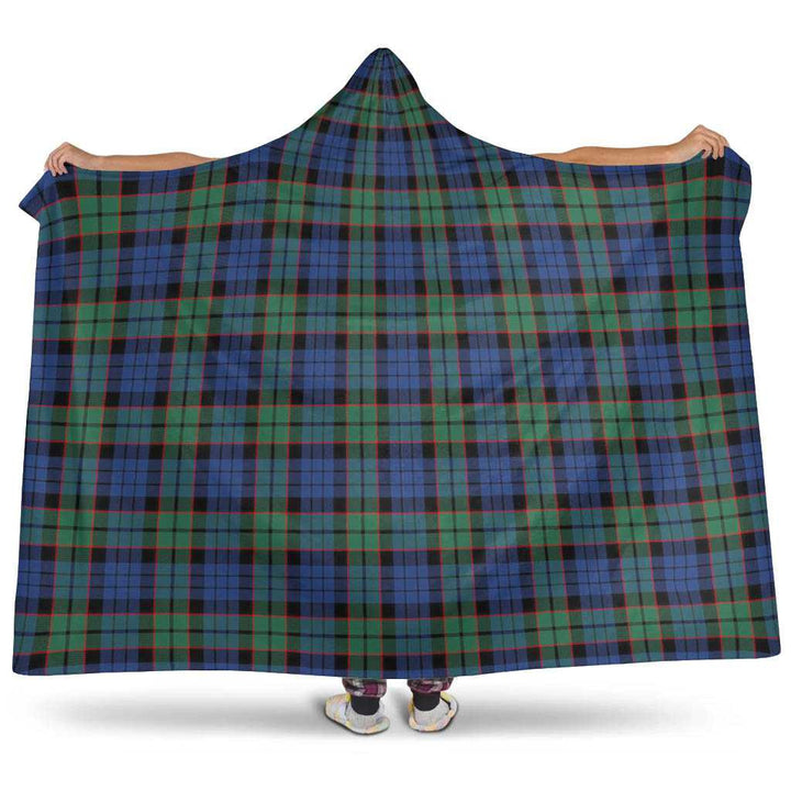 Scottish Fletcher Ancient Clan Tartan Hooded Blanket Tartan Plaid 1
