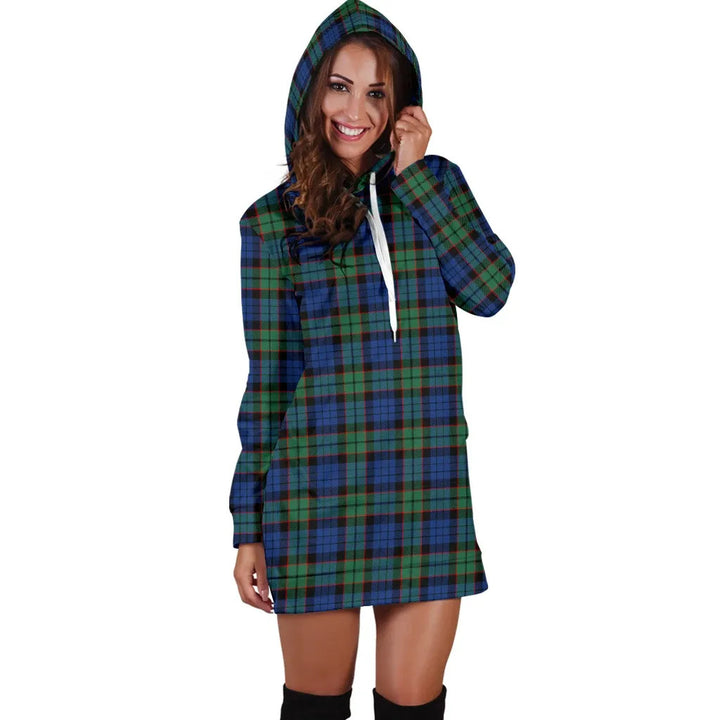 Scottish Fletcher Ancient Clan Tartan Hoodie Dress