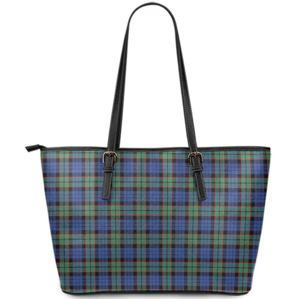 Scottish Fletcher Ancient Clan Tartan Leather Tote Tartan Plaid