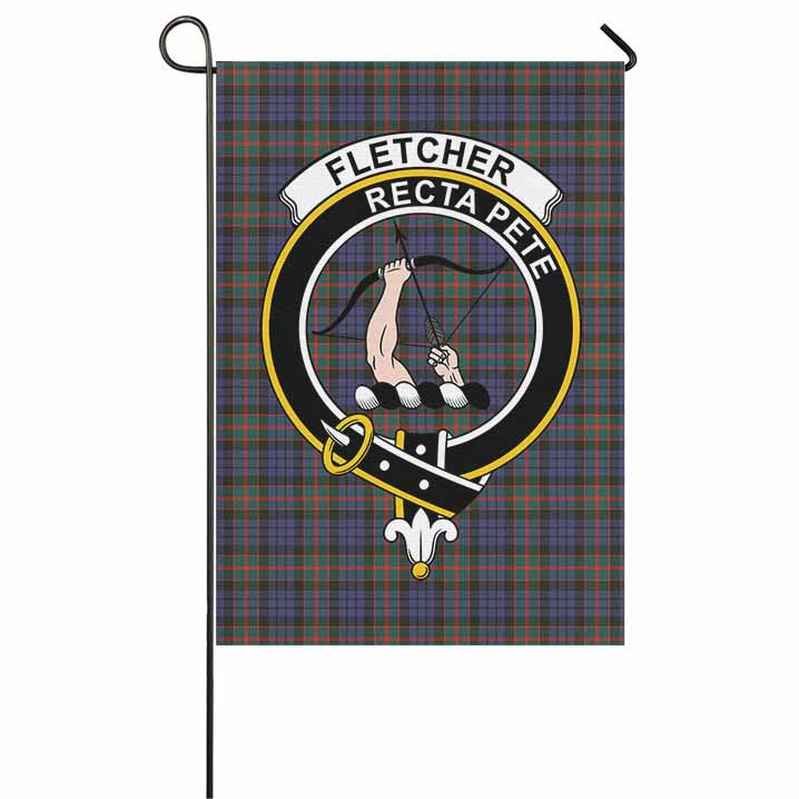 Scottish Fletcher Clan Crest Tartan Garden Flag Tartan Plaid 1
