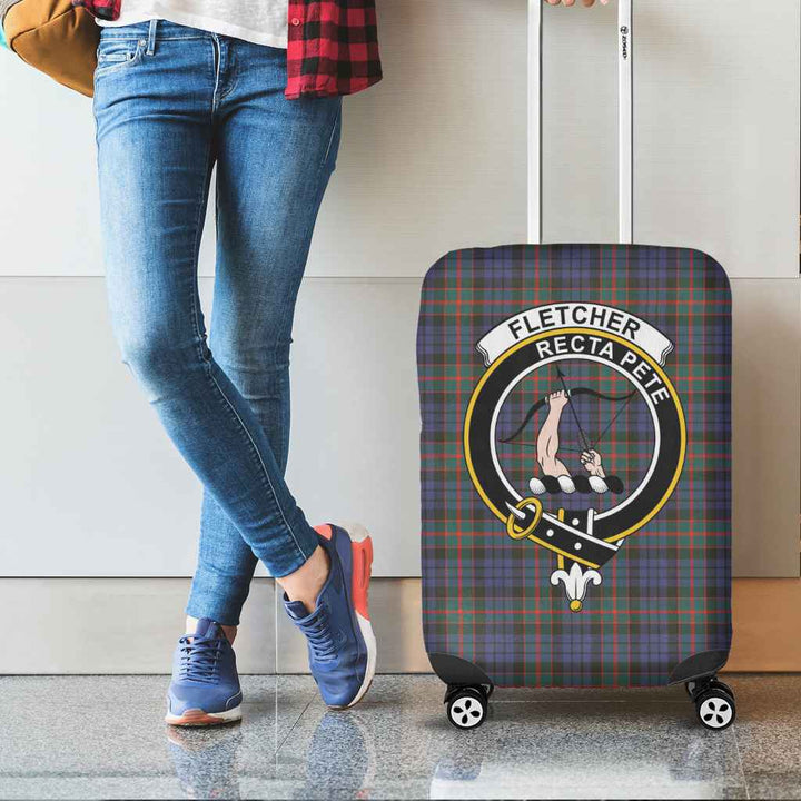 Scottish Fletcher Clan Crest Tartan Luggage Cover Tartan Plaid 2