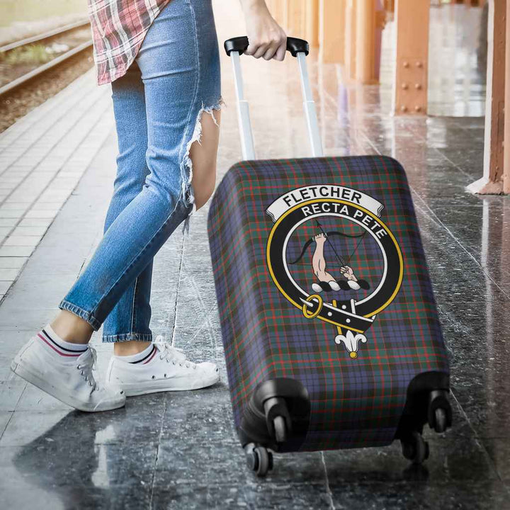 Scottish Fletcher Clan Crest Tartan Luggage Cover Tartan Plaid 3