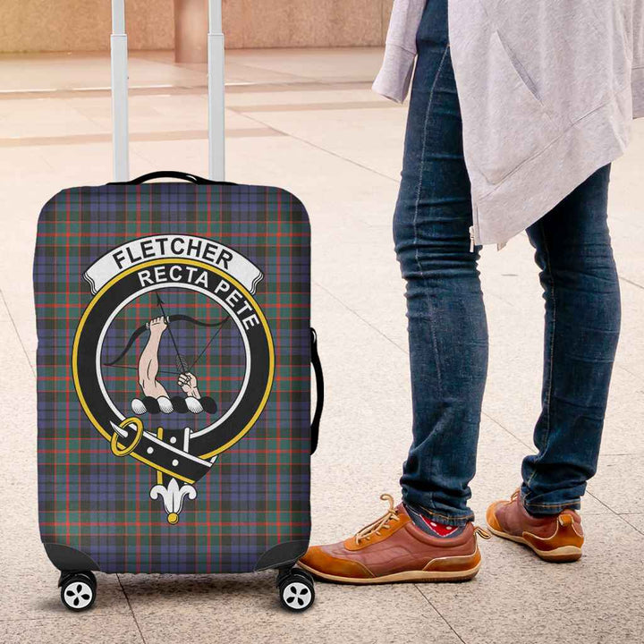 Scottish Fletcher Clan Crest Tartan Luggage Cover Tartan Plaid 4