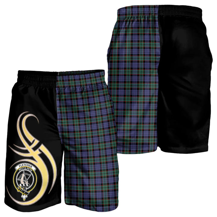 Scottish Fletcher Modern Clan Crest Tartan Believe in Me Men's Shorts
