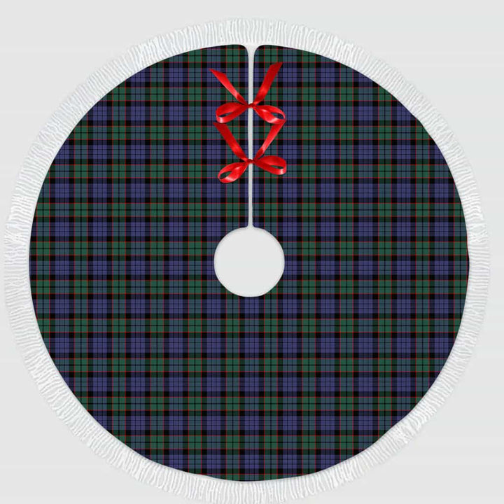 Scottish Fletcher Modern Clan Tartan Christmas Tree Skirt Tassels 1 Tartan Plaid