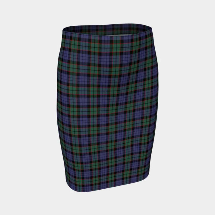 Scottish Fletcher Modern Clan Tartan Fitted Skirt Tartan Plaid 1
