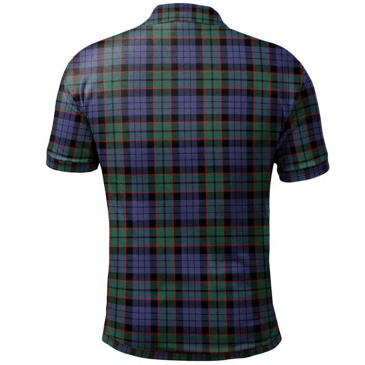 Scottish Fletcher Modern Clan Tartan Polo Shirt Back Side Tartan Plaid