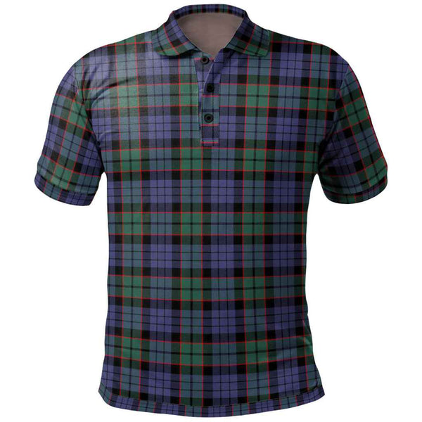 Scottish Fletcher Modern Clan Tartan Polo Shirt Front Side Tartan Plaid