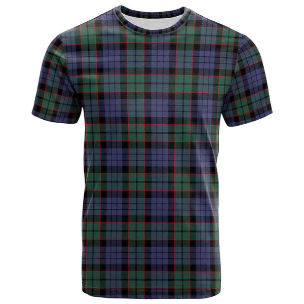 Scottish Fletcher Modern Clan Tartan T-Shirt Front Side Tartan Plaid