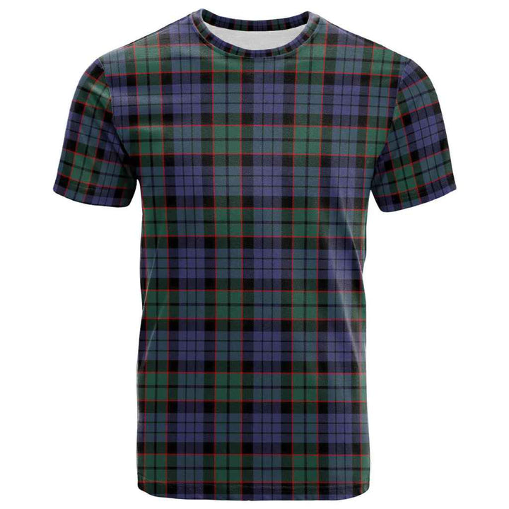 Scottish Fletcher Modern Clan Tartan T-Shirt Front Side Tartan Plaid