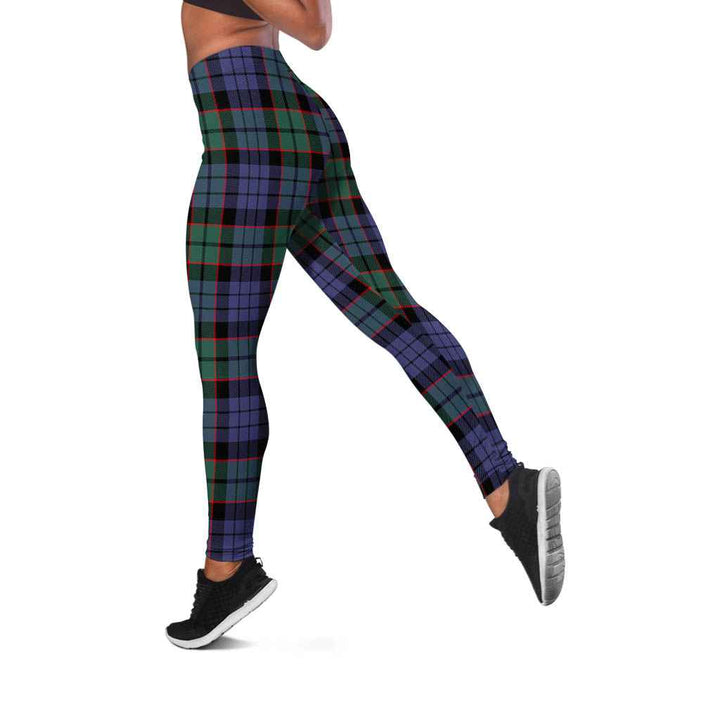 Scottish Fletcher Modern Clan Tartan Women Leggings Tartan Plaid 2